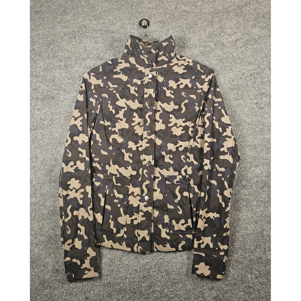 Anatomie Camo Jane Jacket Snap Front Travel Leisure Stretch Women's Small